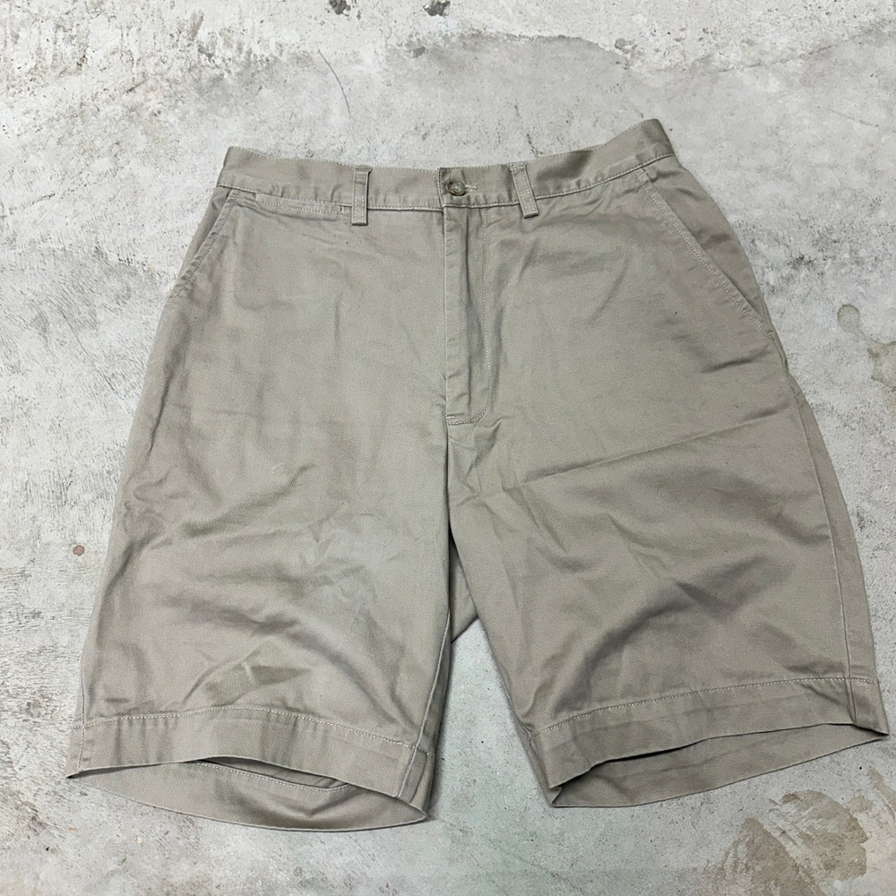 Polo Ralph Lauren Prospect Shorts Mens 31 Beige Cotton Casual Chino Classic - Picture 1 of 9